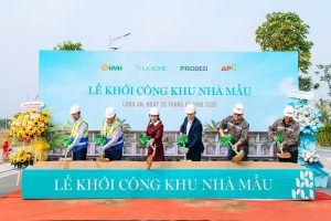 KHỞI CÔNG KHU NHÀ MẪU LA HOME