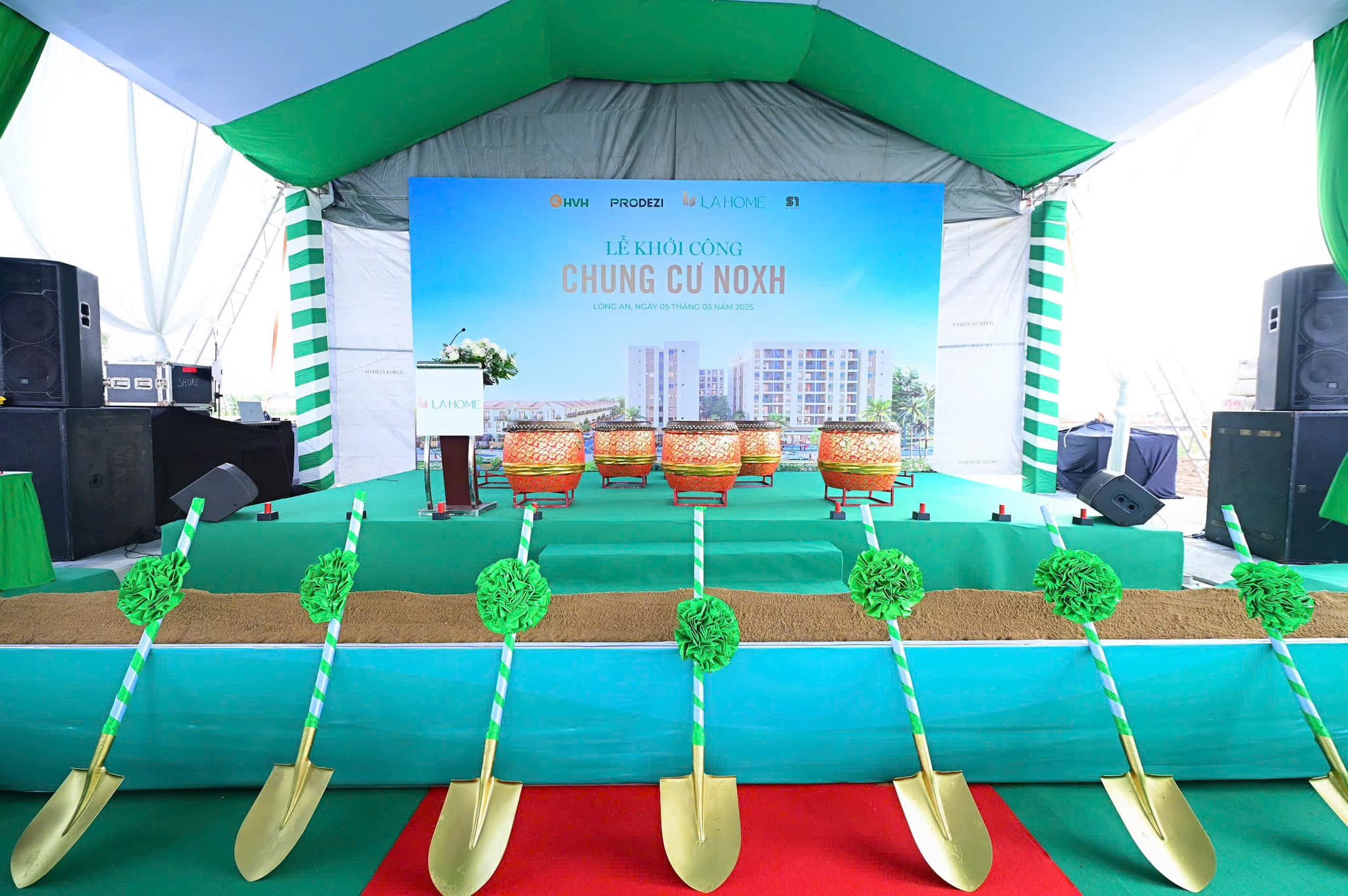 LỄ KHỞI CÔNG KHU CĂN HỘ TẠI LA HOME
