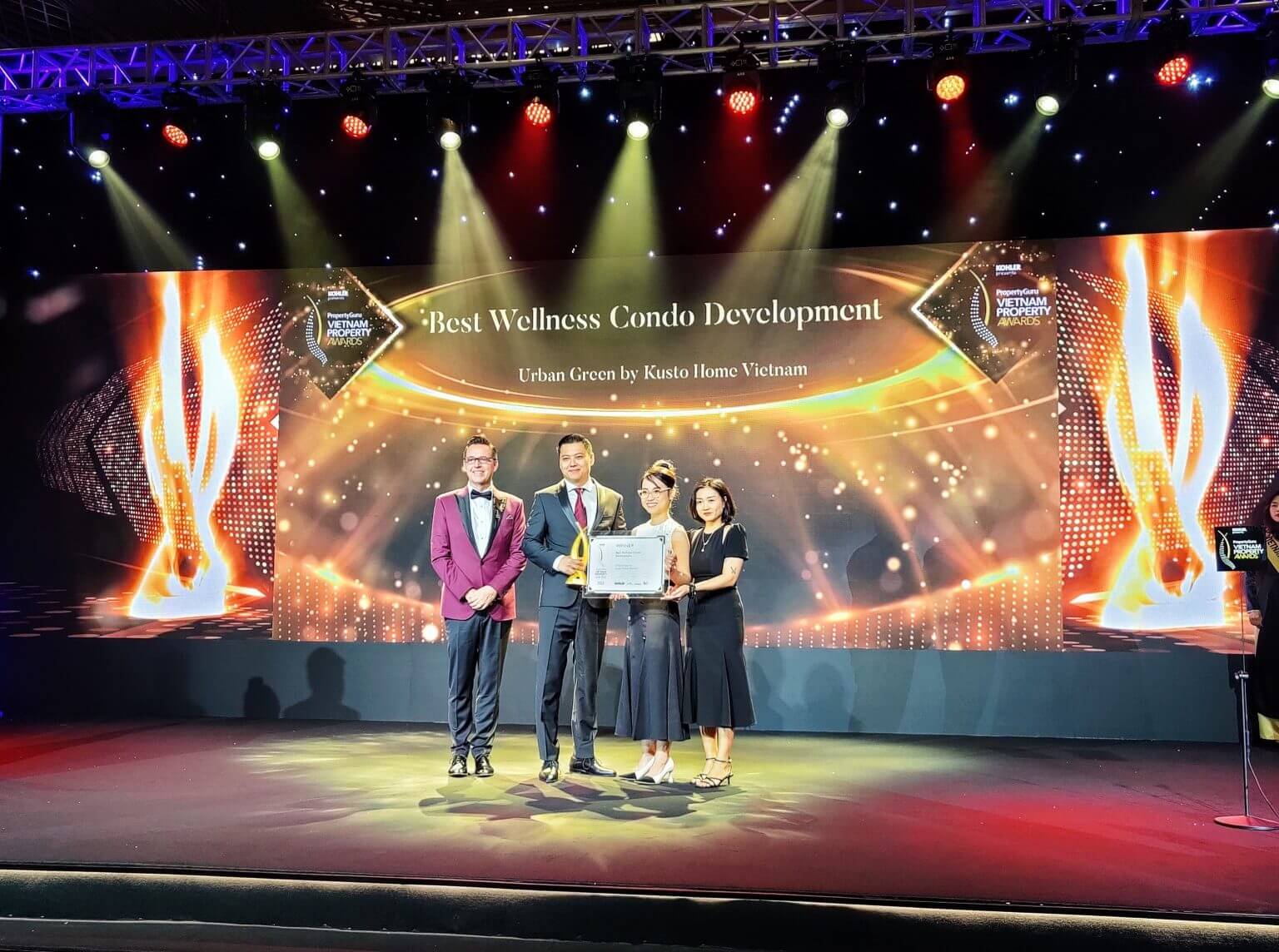 KUSTO HOME THẮNG LỚN BỘ BA GIẢI THƯỞNG DÀNH TẠI VIETNAM PROPERTY AWARD 2022