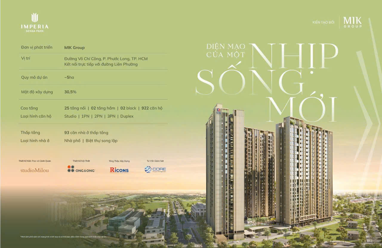 Mik Group chính thức khởi công dự án Imperia Sensa Park